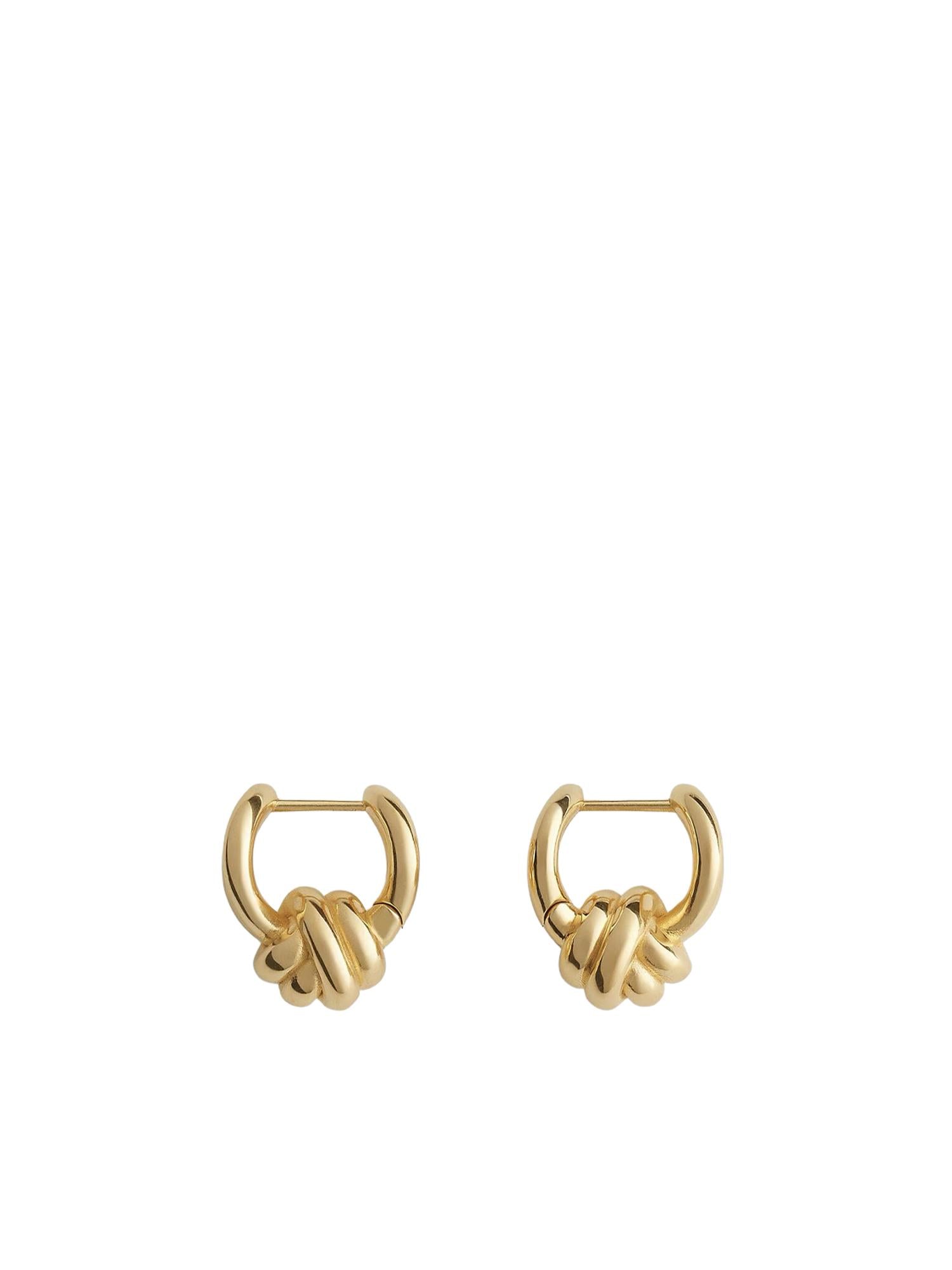 Orecchini Knot in argento 815944 VAHU08120 BOTTEGA VENETA 