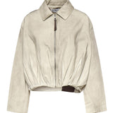 Giacca drappeggiata in cotone S359Y50XAE 1130 LOEWE 