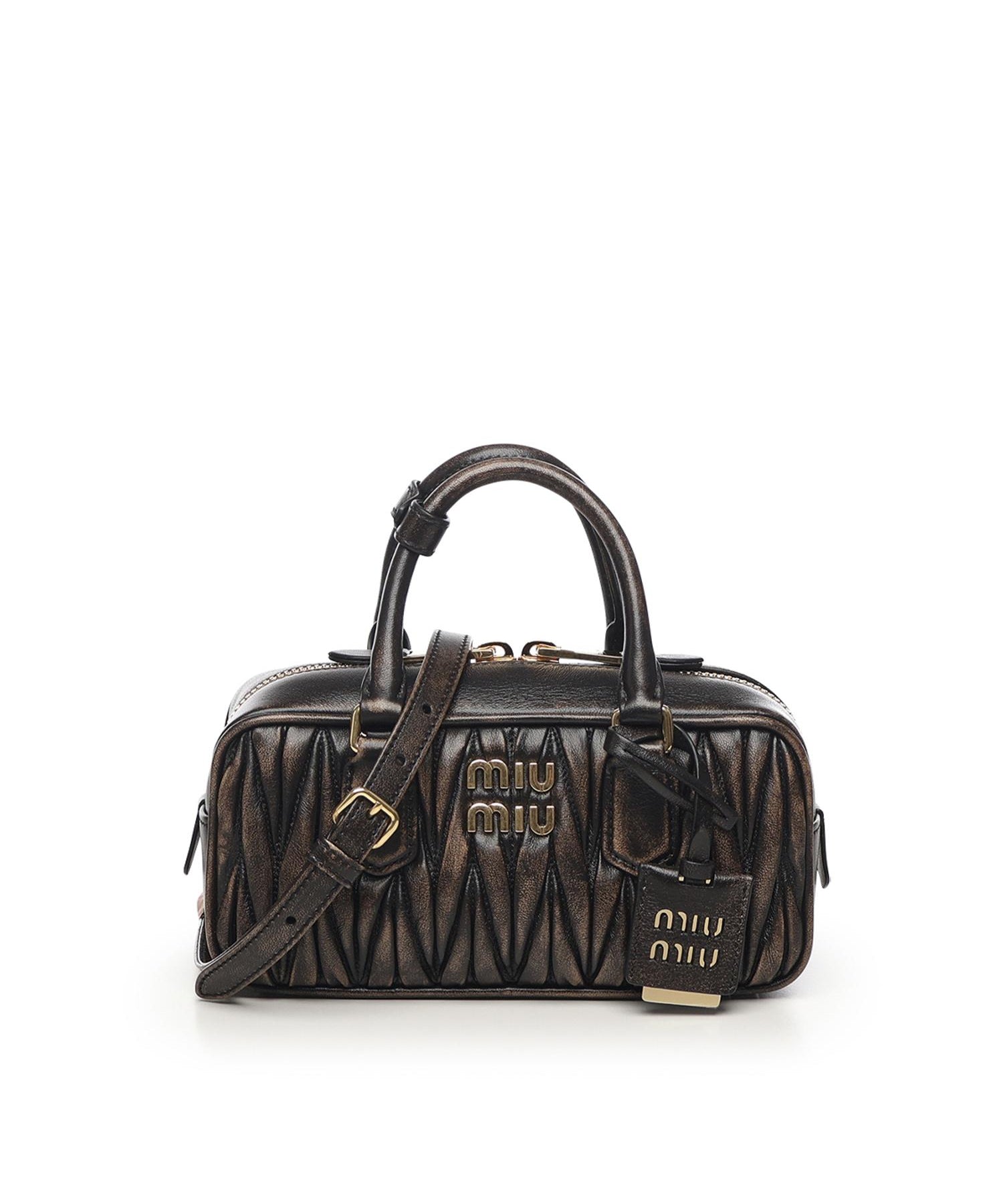 Borsa Arcadie in nappa matelassé 5BB142 AF6QF0201 MIU MIU 