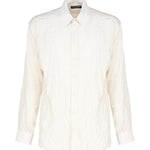 Camicia over in charmeuse di seta stretch<BR/> G5IT7T FUABFW0001 DOLCE & GABBANA 