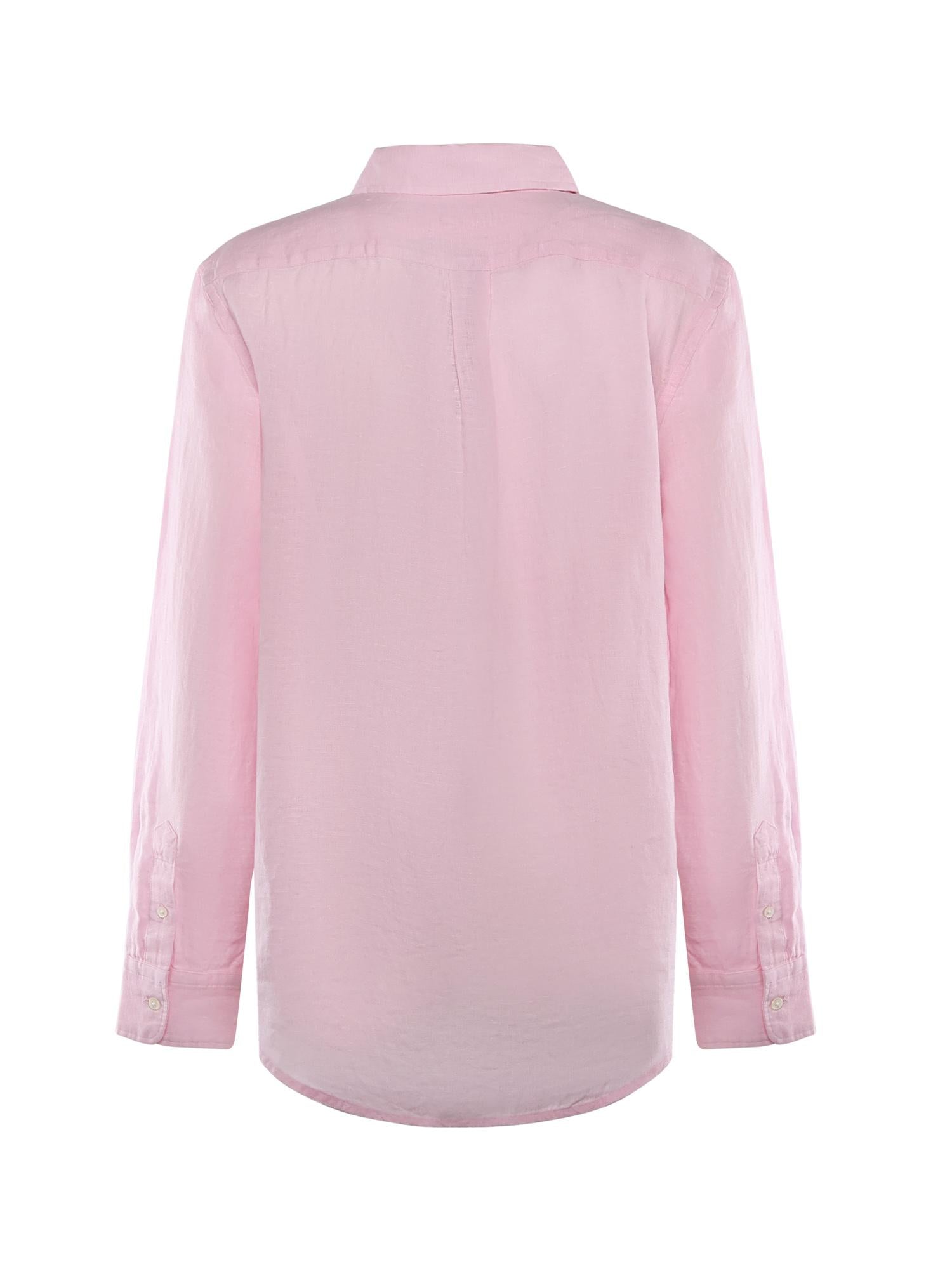Camicia in lino con logo 211970730 514 POLO RALPH LAUREN 