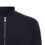 Felpa con zip in lana<BR/> 14803 57133598 GALIANO 