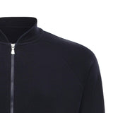 Felpa con zip in lana<BR/> 14803 57133598 GALIANO 