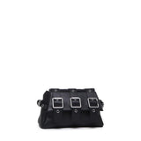 Borsa a tracolla y2k008 in pelle bovina FBBP70008NAP -NERO/NICKEL BIASIA 