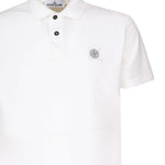 Polo a maniche corte con toppa Compass K1S152200205 S0057V0001 STONE ISLAND 