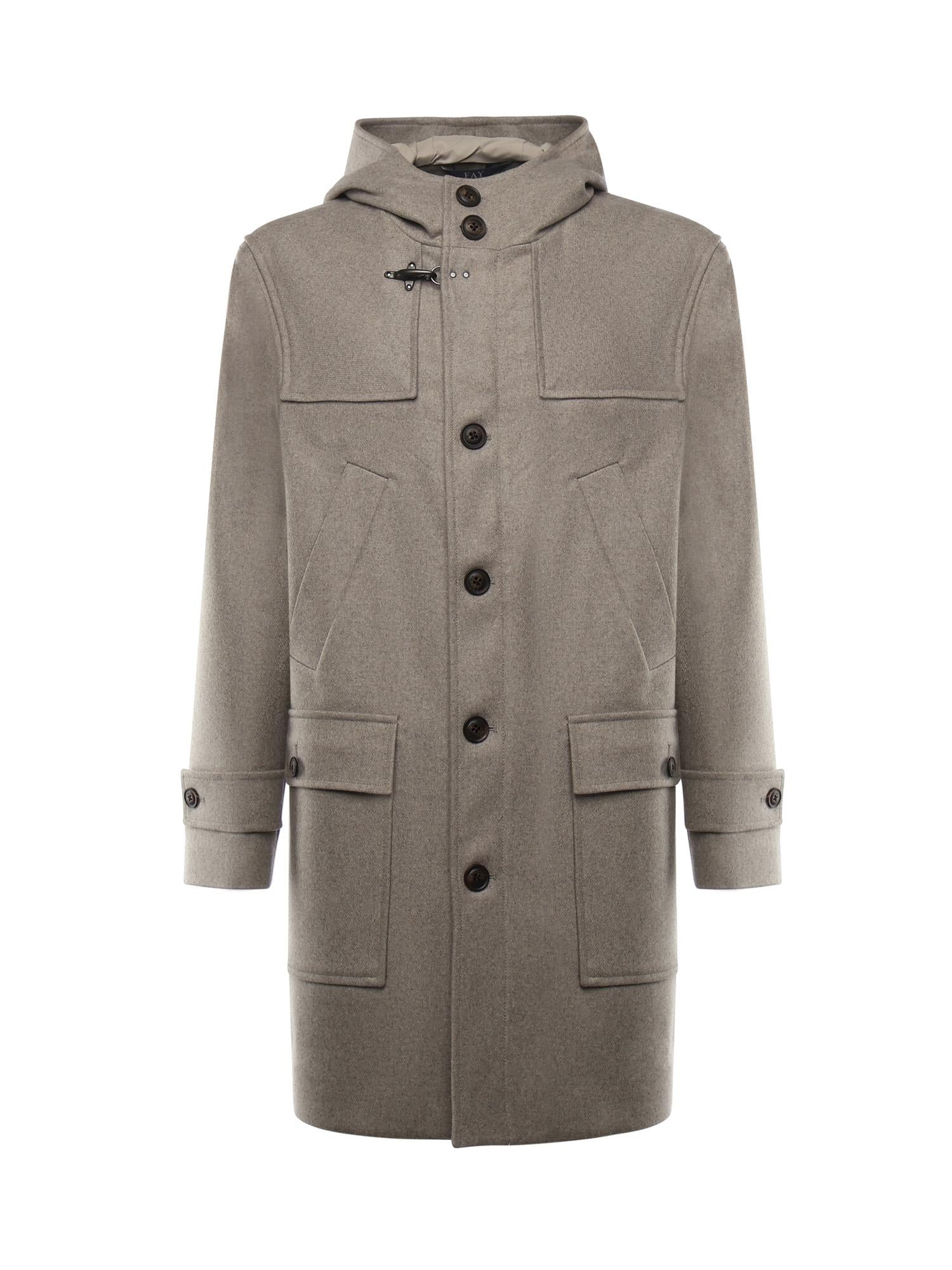 Cappotto in panno di lana e cashmere NAM49510190GAH C205 FAY 