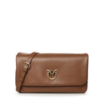 Borsa a tracolla Love Bag Click Soft Horizontal Handle in pelle 106178 A0QOL17Q PINKO 