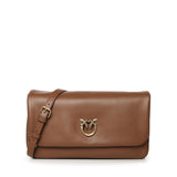 Borsa a tracolla Love Bag Click Soft Horizontal Handle in pelle 106178 A0QOL17Q PINKO 