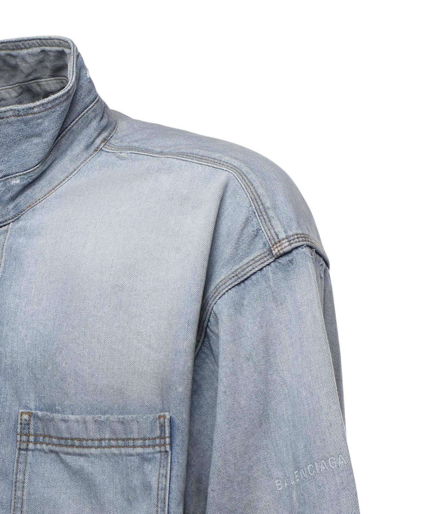 Camicia in denim di cotone 850059 TTWA34200 BALENCIAGA 