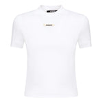 T-shirt in gros grain 24ETSW00133AJ00124 100 JACQUEMUS 