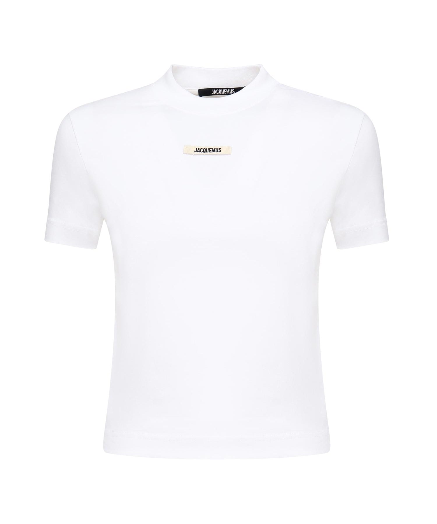 T-shirt in gros grain 24ETSW00133AJ00124 100 JACQUEMUS 