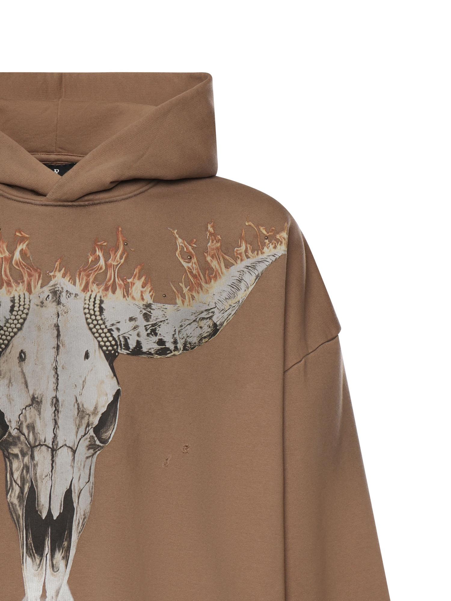 Felpa British Cowboys con stampa MLM100610 16 REPRESENT 