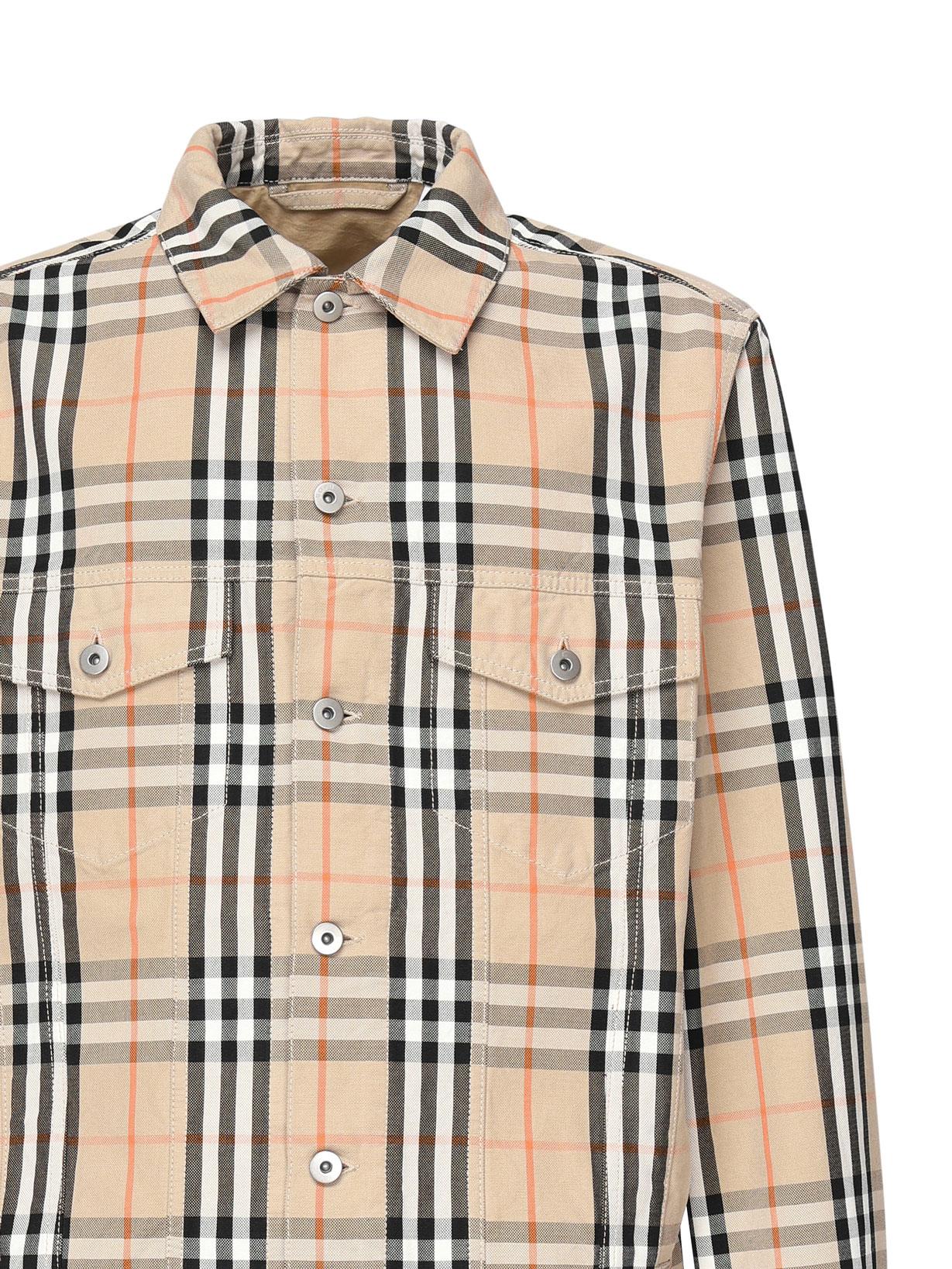Giacca in cotone Check 8097582 B9368 BURBERRY 