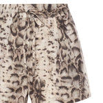 Shorts con motivo snake in cotone 106964 A3B1CZ9 PINKO 