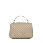 Borsa a mano media Lady Love Bag Puff in nappa chevron 100043 A0GKC50Q PINKO 