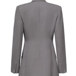 Giacca sartoriale doppiopetto in gabardine di lana AA9V1129T612B 284 ALAIA 