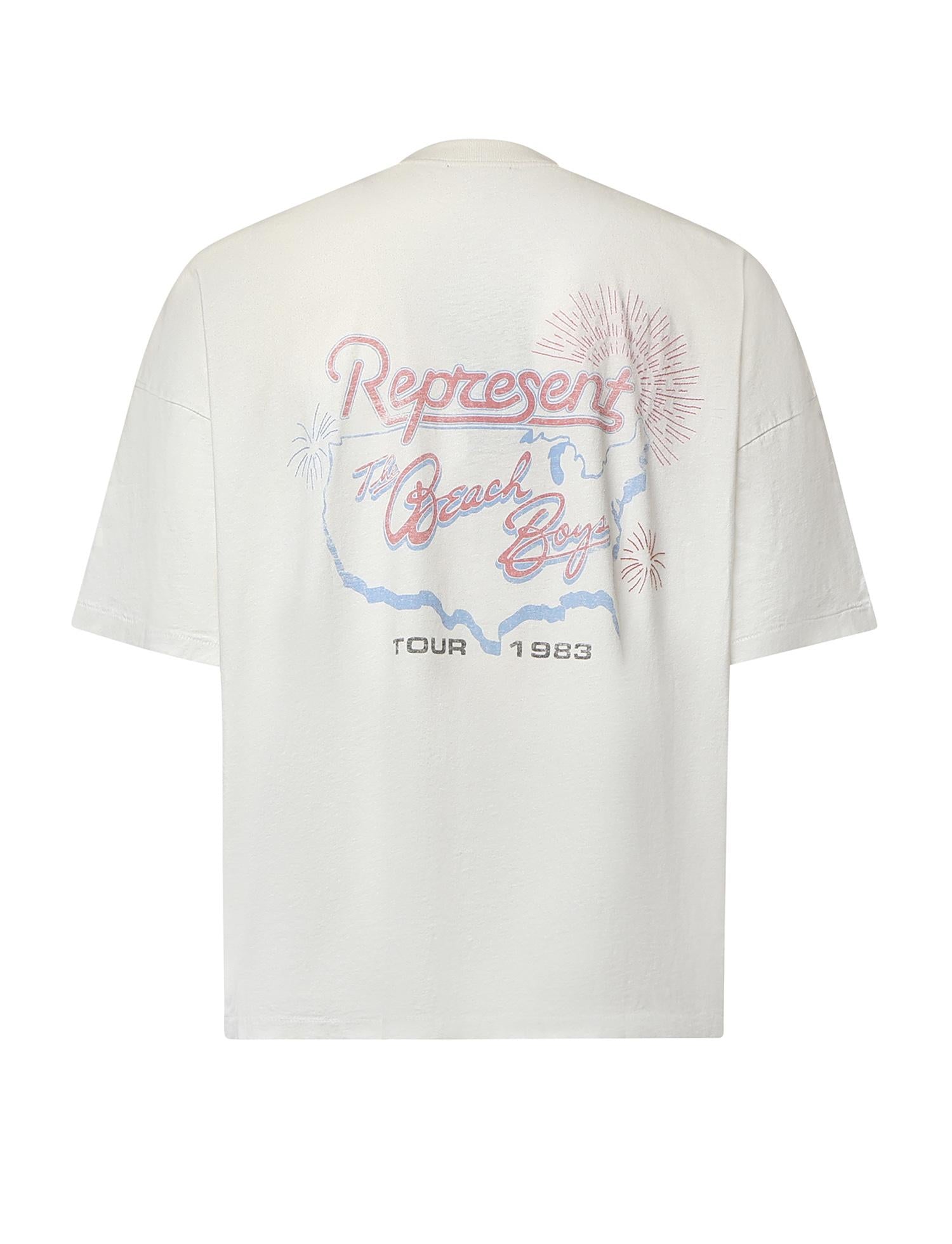 T-shirt Represent x Beach Boys Tour in cotone MLM101225 30 REPRESENT 