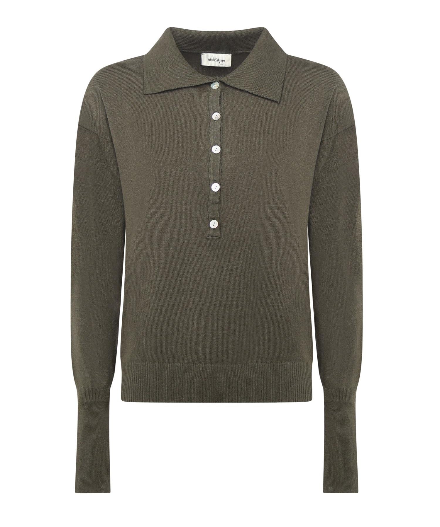 Maglia polo in viscosa DK9210 SELVA OTTOD'AME 