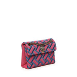 Borsa Kensington in pelle e suede<BR/> 5017657219  KURT GEIGER 