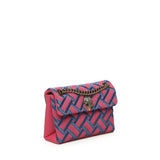 Borsa Kensington in pelle e suede<BR/> 5017657219  KURT GEIGER 