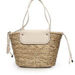 Borsa Vanna con logo 73BS9N201 VANNAOFF WHITE/NATURALE V° 73 