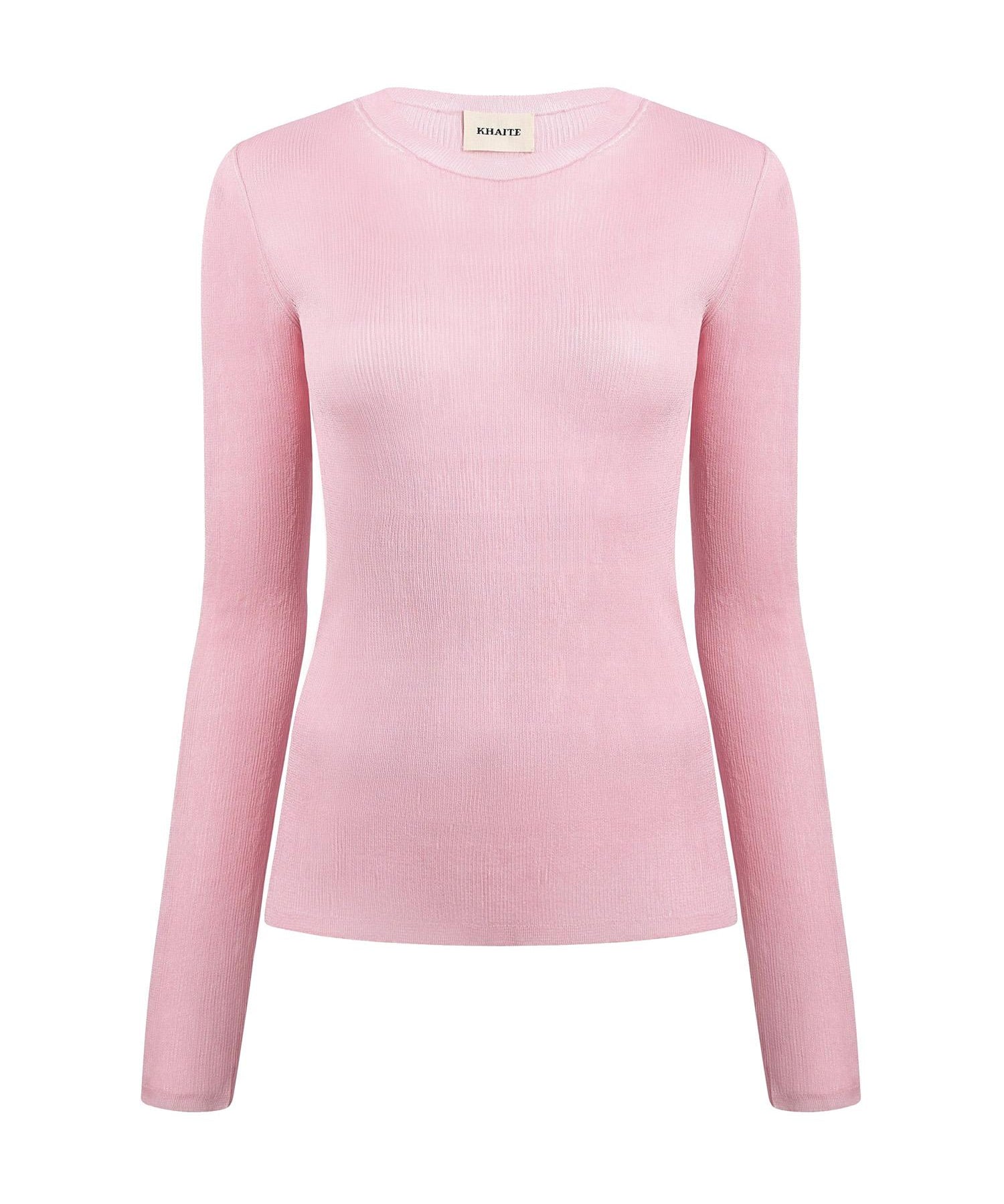 Top Mosi in maglia di seta 18087325 K325 KHAITE 
