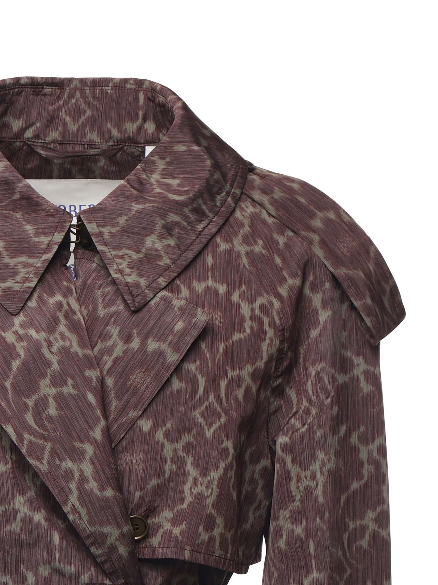Trench lungo "Fitzrovia" in misto viscosa 8116993 C3518 BURBERRY 