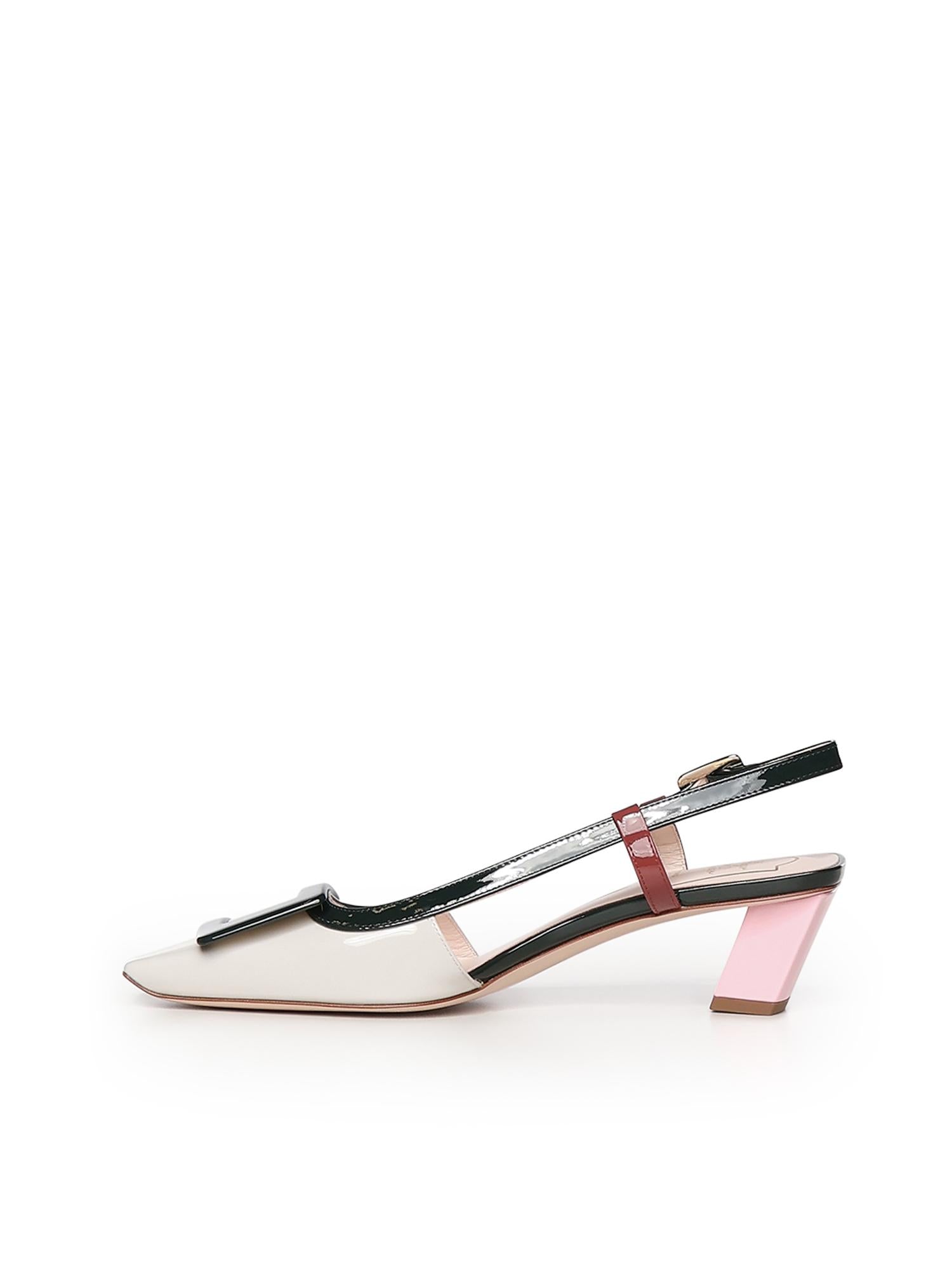 Décolletés Slingback Belle Vivier in vernice RVW00625601D1P SQ17 ROGER VIVIER 