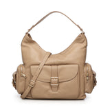 Borsa a spalla Factor in pelle BIBP9EC03 CAMEL BIASIA 