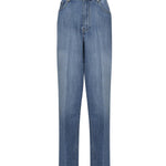 Jeans in denim con logo GWP394 17GGF0076 MIU MIU 