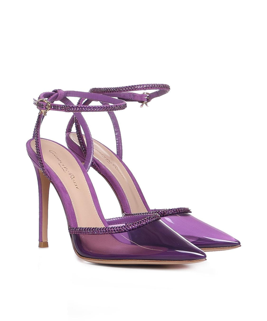 Décolleté con cinturino G95406.15RIC.PLCFRFR PLEXI+CAMOSCIOFREESIA+FREESI GIANVITO ROSSI 