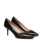 Décolleté in pelle JA10527G0LIA0 000 LOVE MOSCHINO 