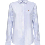 Camicia a righe Oxford con logo 211891377 004 POLO RALPH LAUREN 