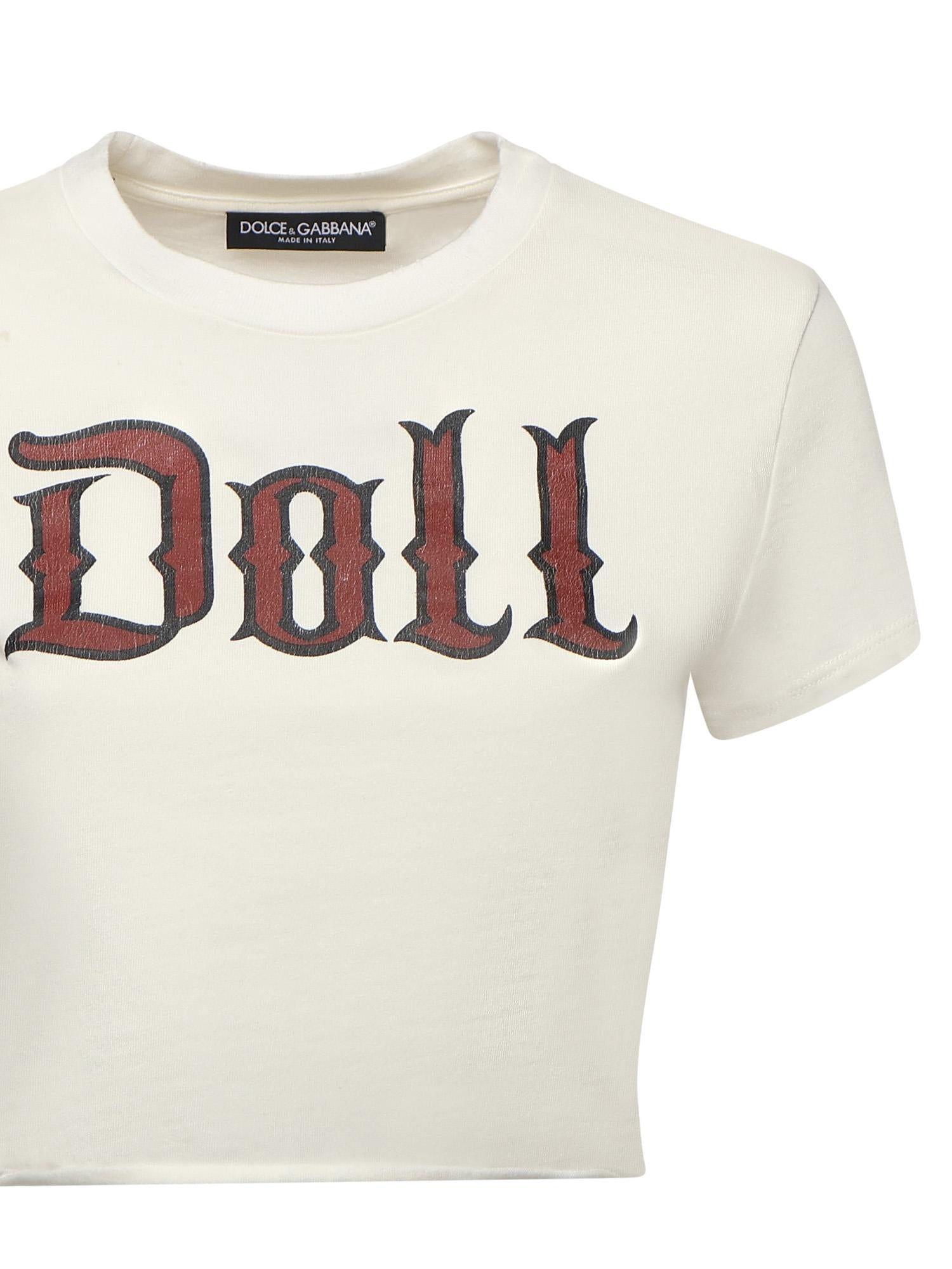 T-shirt in cotone con stampa F8V95T GDDGSS9000 DOLCE & GABBANA 