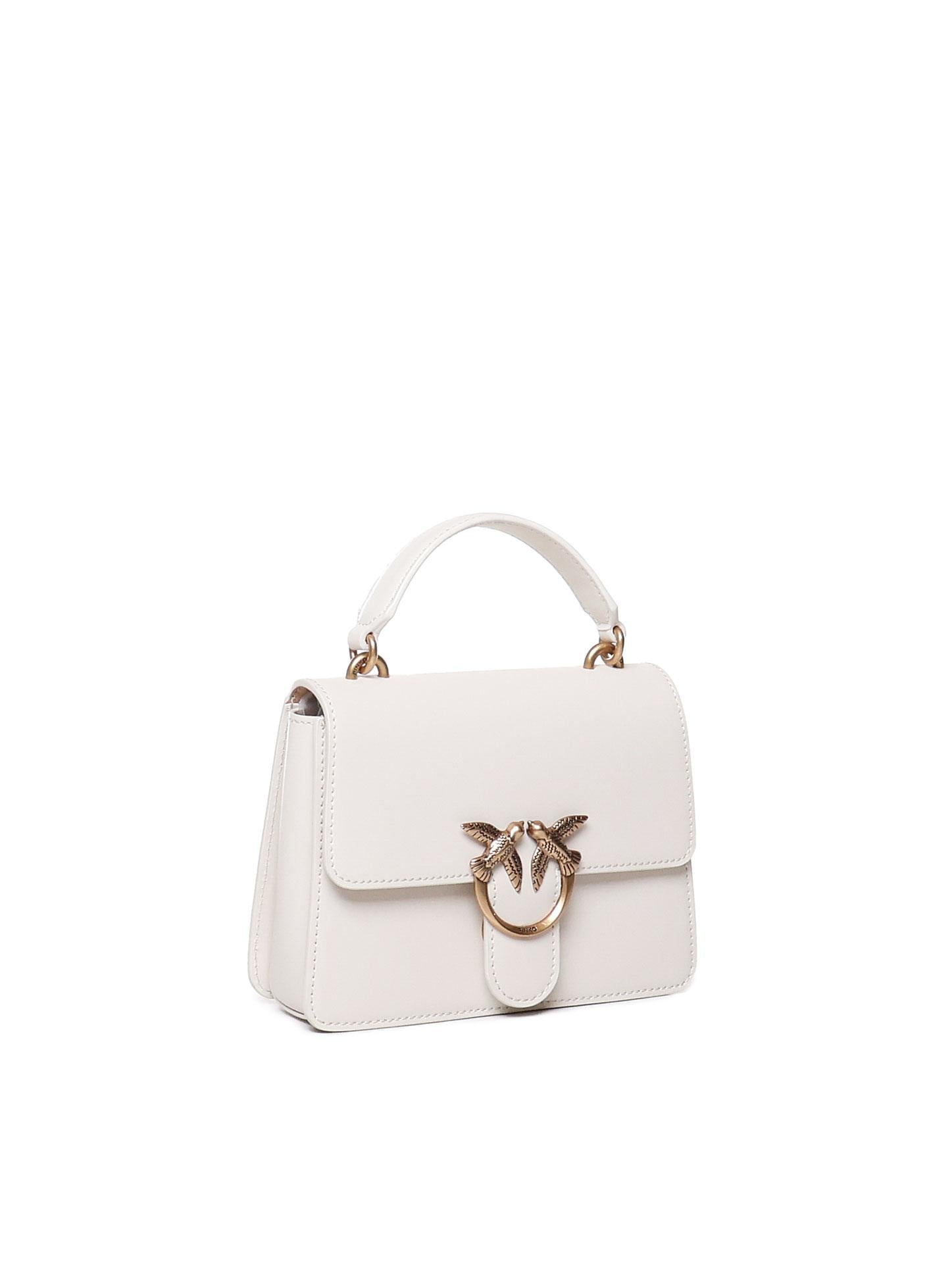Borsa mini a mano Love Bag Top Handle in pelle 100071 A0F1Z14Q PINKO 