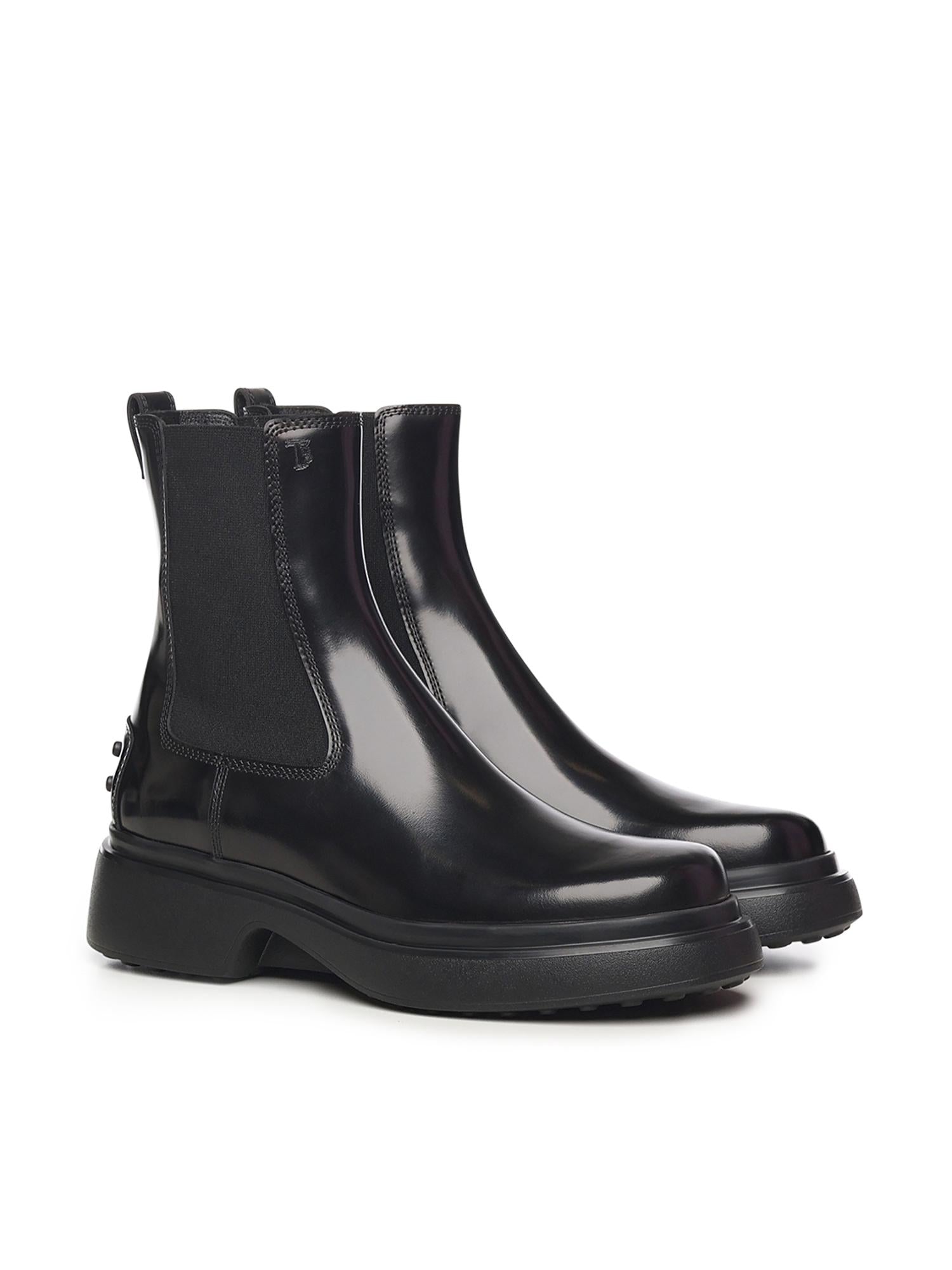 Stivaletto Chelsea in pelle XXW74L0JK20AKT B999 TOD'S 