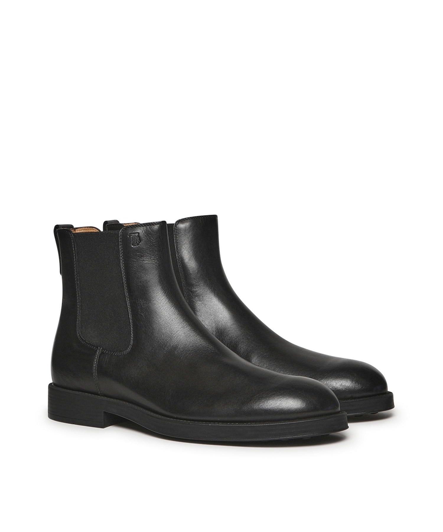 Stivaletto Chelsea in pelle XXM75L00P20D90 B999 TOD'S 