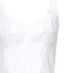 Top bustier in guaina jacquard e pizzo F7T19T GDCLQW0800 DOLCE & GABBANA 