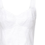 Top bustier in guaina jacquard e pizzo F7T19T GDCLQW0800 DOLCE & GABBANA 