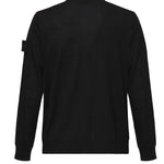 Maglia girocollo nero in lana leggera<BR/> K1S155100066 S00FCV0029 STONE ISLAND 