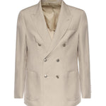 Blazer in misto lyocell e lino M75GIAK10TES0M116 02 ELEVENTY 