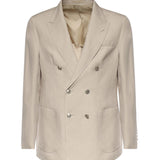 Blazer in misto lyocell e lino M75GIAK10TES0M116 02 ELEVENTY 