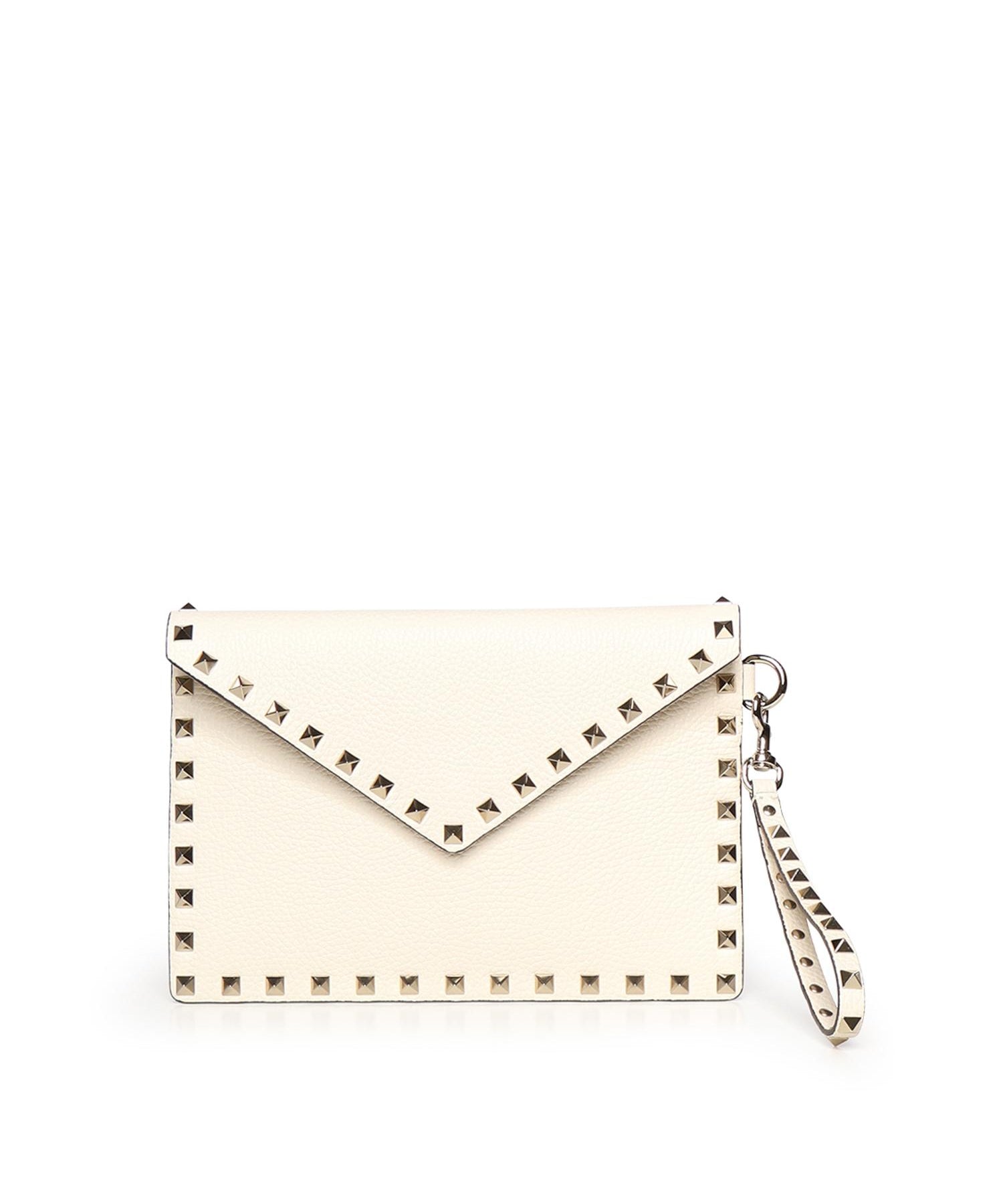 Pouch Rockstud in vitello granato 8W0P0P87 VSHI16 VALENTINO GARAVANI 
