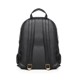 Zaino in pelle con logo BIBP9E504 NERO BIASIA 