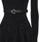 Abito in maglia di ciniglia AW25029S B SELF-PORTRAIT 