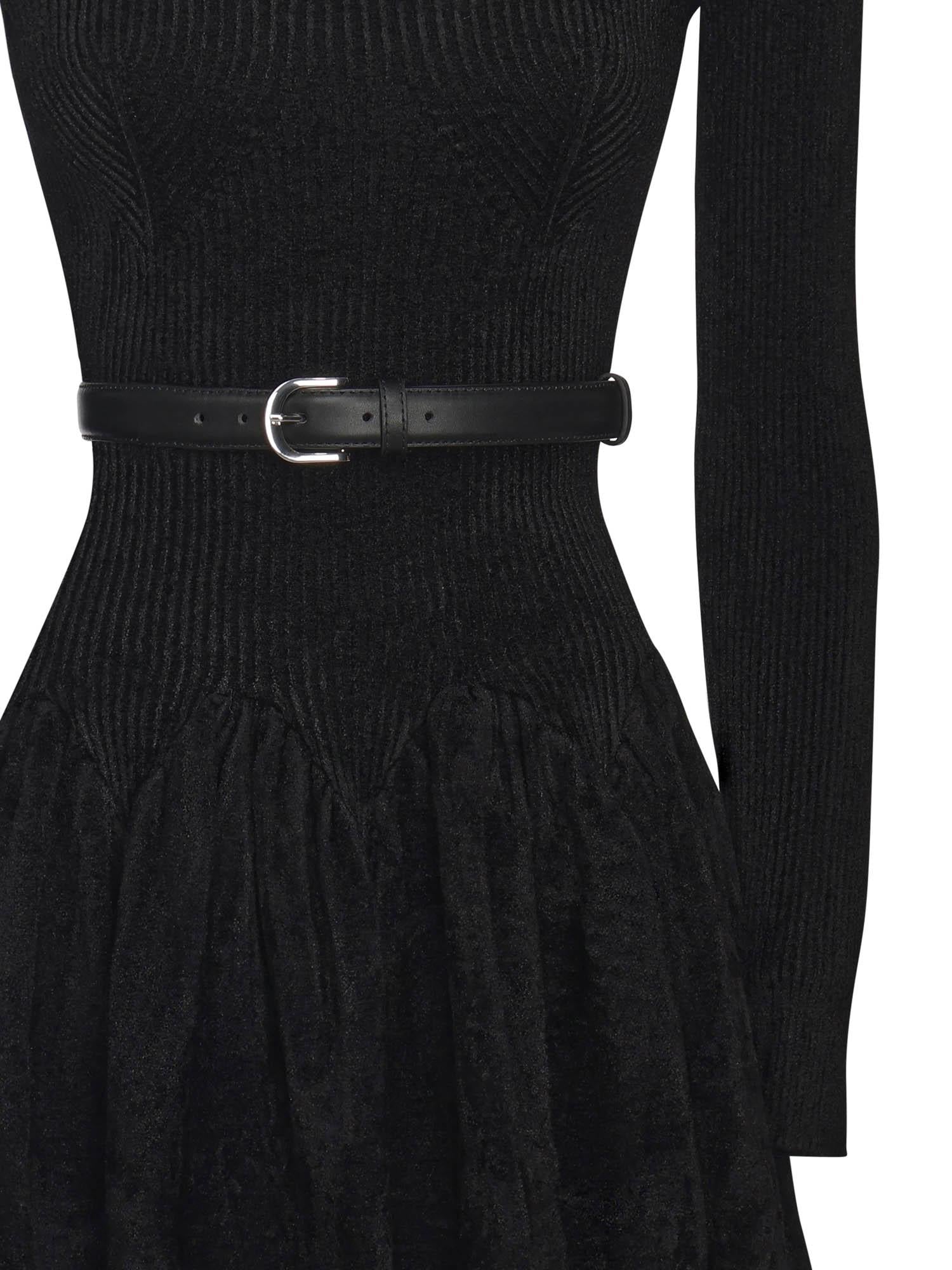 Abito in maglia di ciniglia AW25029S B SELF-PORTRAIT 