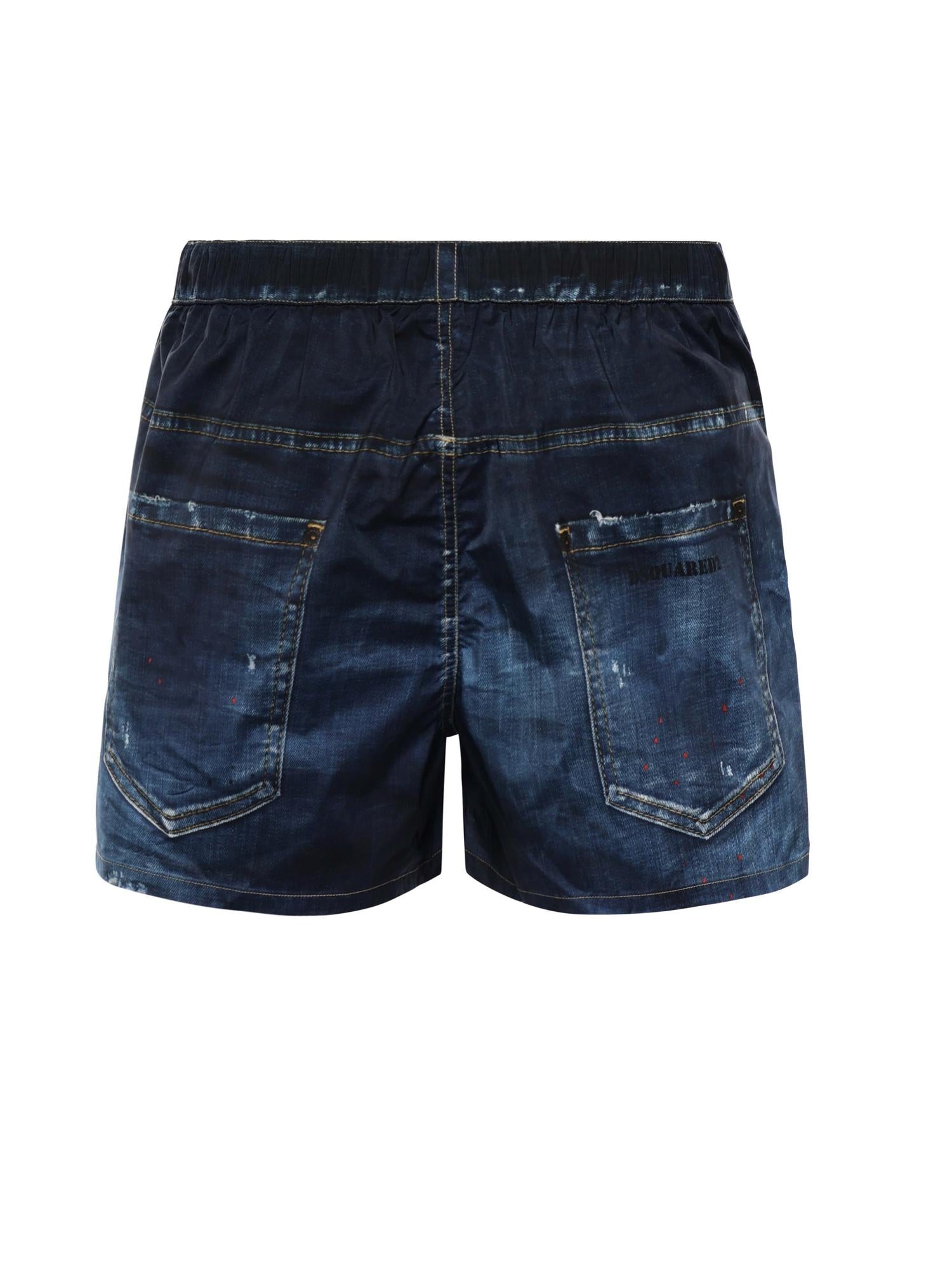 Boxer mare Five Pockets stile denim D7B626690 427 DSQUARED2 