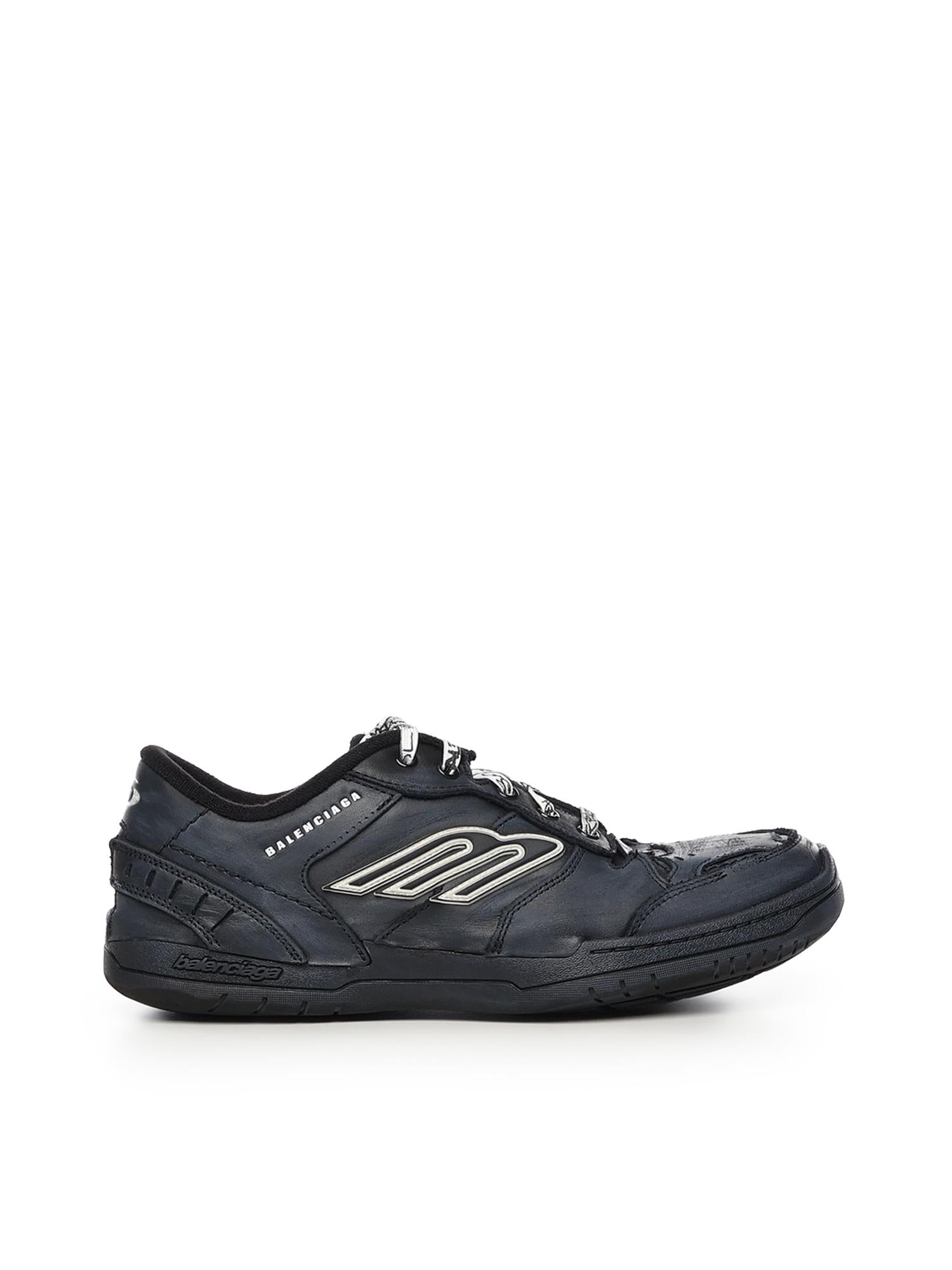 Sneaker Hamptons Worn-Out in pelle 841765 WCURB1000 BALENCIAGA 
