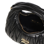 Mini borsa hobo Wander in nappa matelassé 5BP078 AN88F0002 MIU MIU 