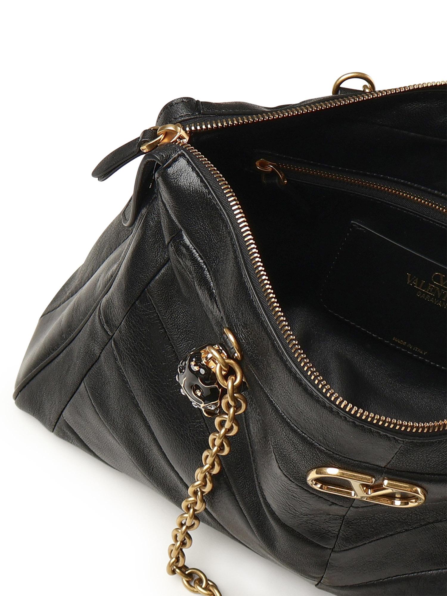 Borsa Panthea in nappa motivo chevron 7W0B0S70 UYF0NO VALENTINO GARAVANI 